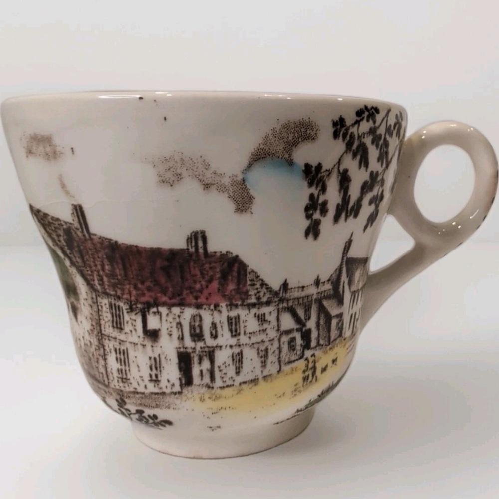 W.H. Grindley Nicholas Nickleby Tea Cup Pomfret Arms Staffordshire England